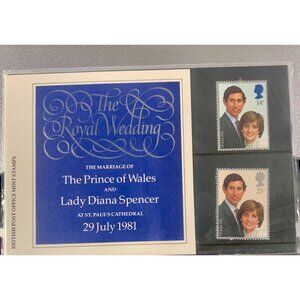 British Royal Wedding Mint Stamps Pack 127a Prince Charles & Lady Diana Spencer